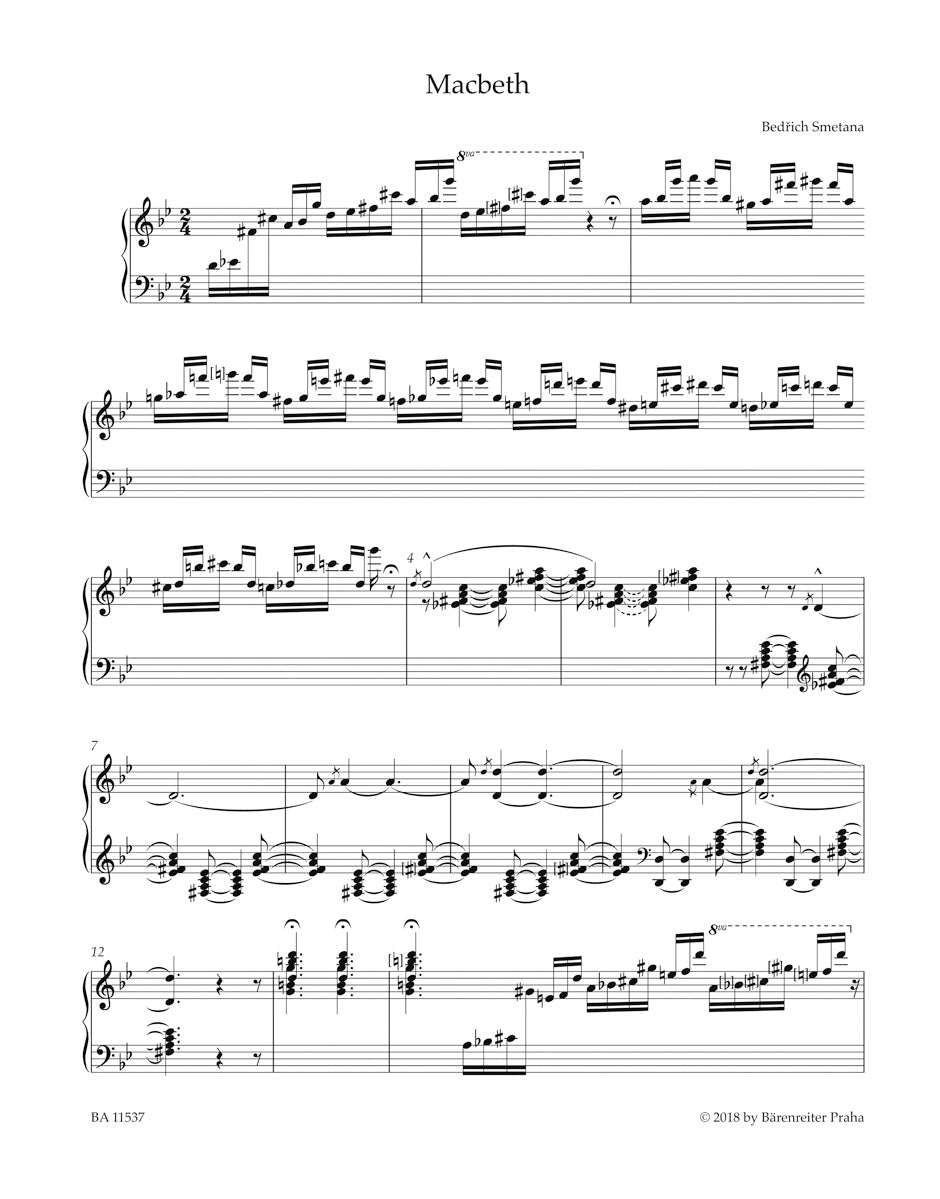 Smetana Macbeth for Piano