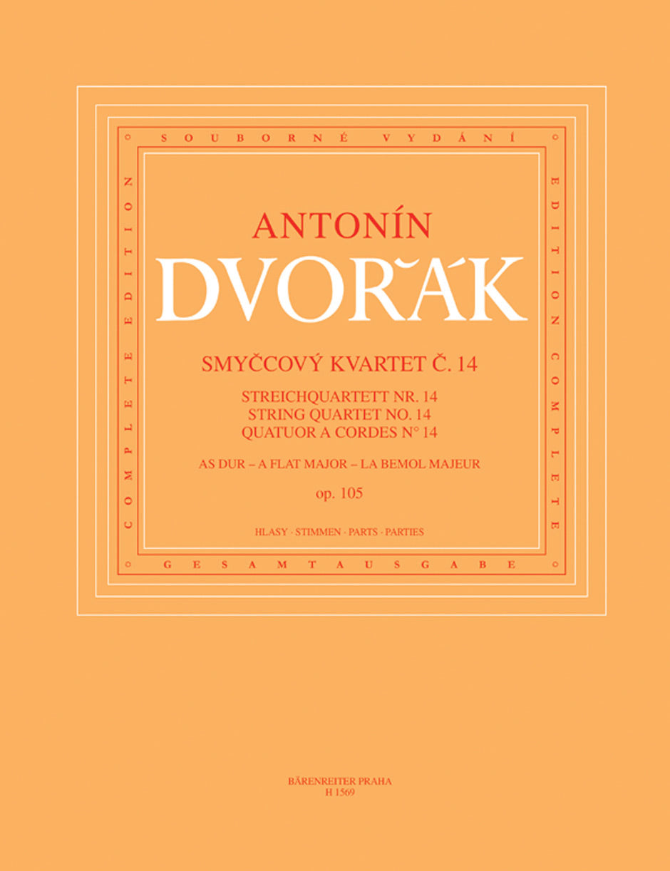 Dvorak String Quartet No 14 in A flat major Opus 105