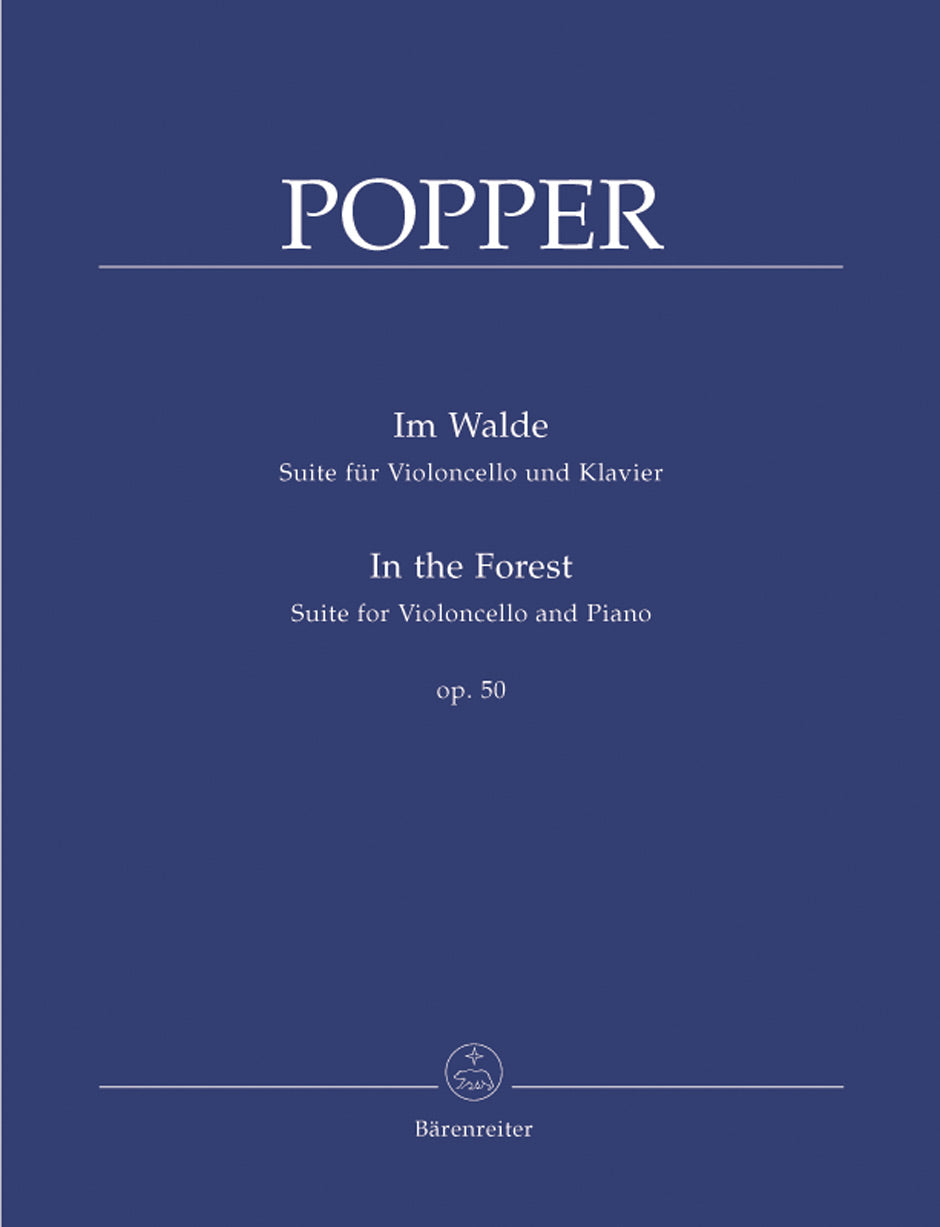 Popper Im Walde / In the Forest for Violoncello and Piano op. 50 -Suite for Violoncello and piano-