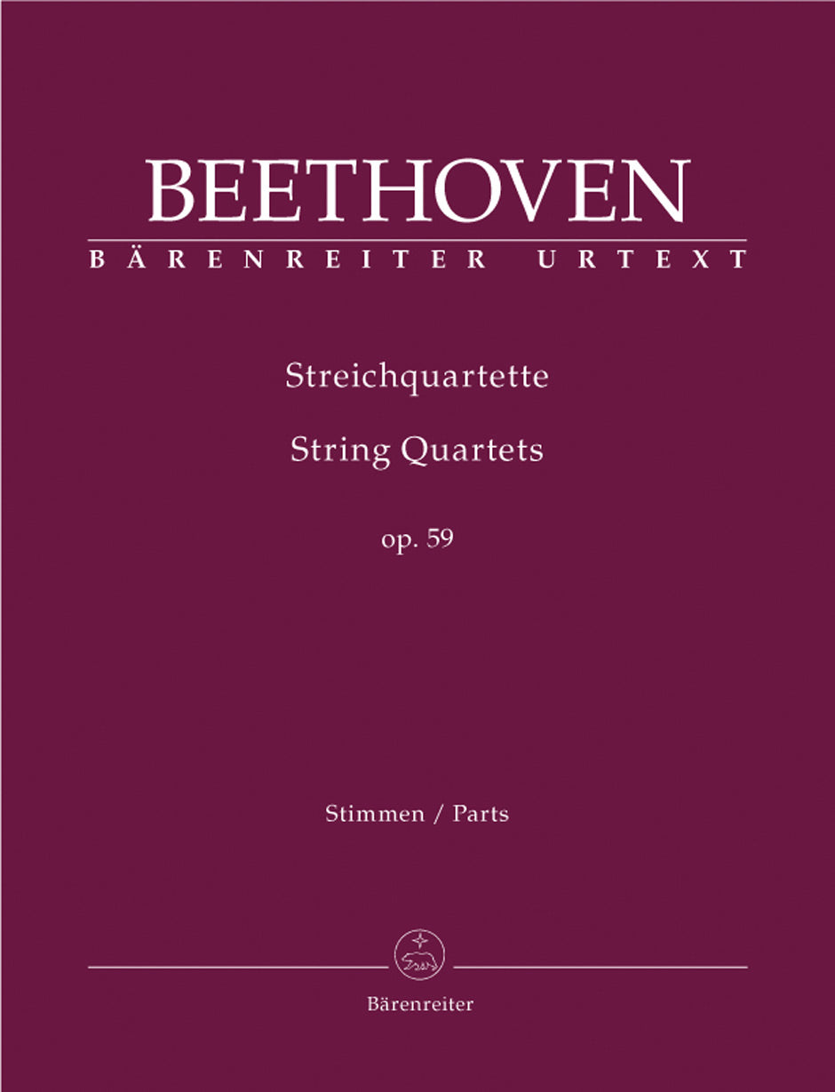 Beethoven String Quartets Opus 59