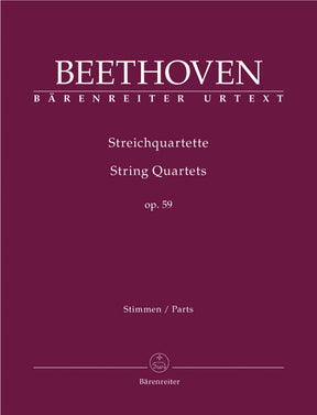 Beethoven String Quartets Opus 59