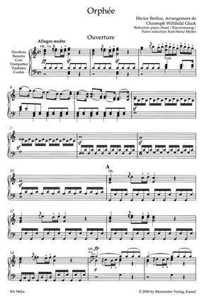 Berlioz Orphée -Tragédie (Drame-héroique) in vier acts- (Arrangement de Chr. W. Gluck "Orphée et Euridice")