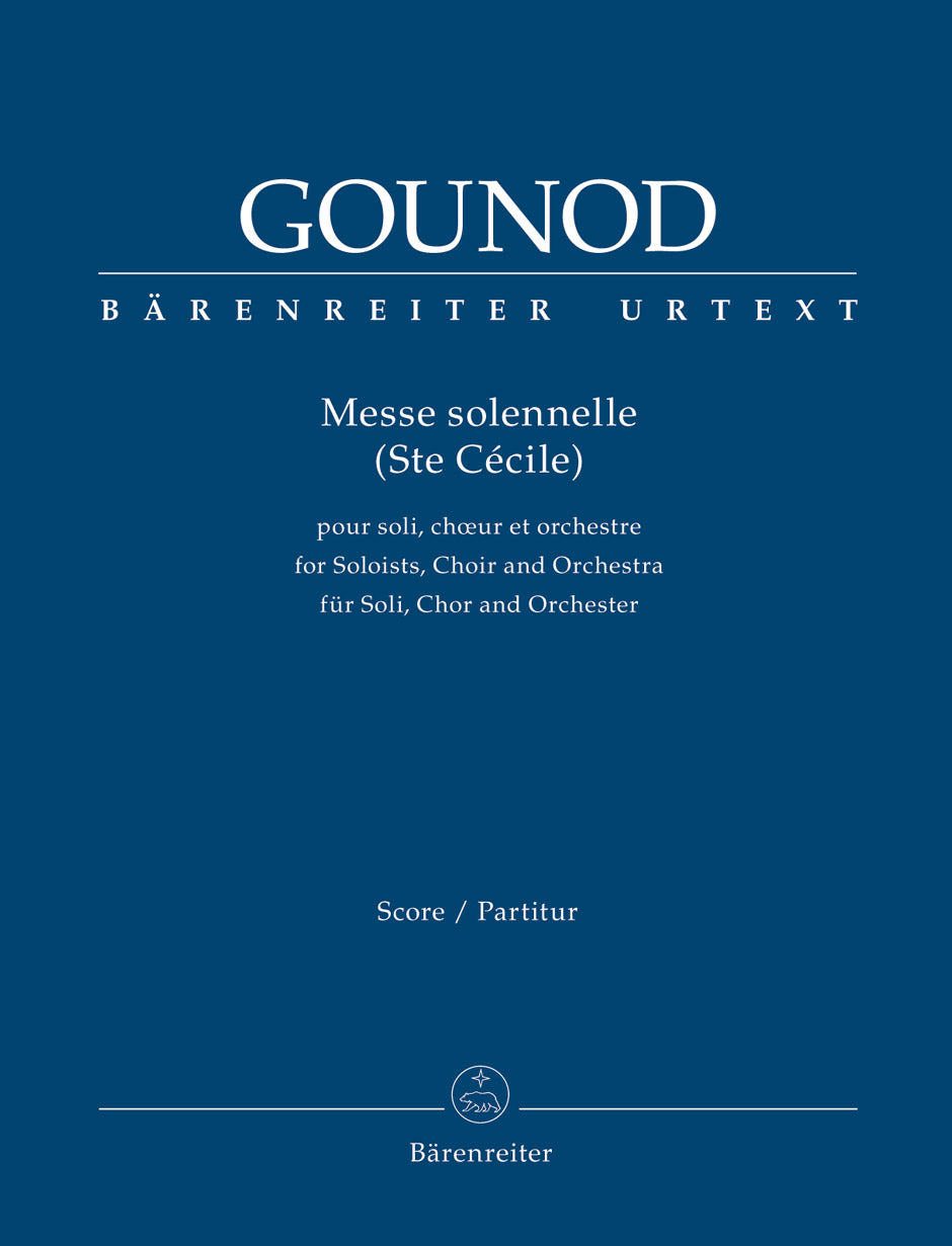 Gounod Messe Solennelle (Ste Cecile) for Soloists, Choir and Orchestra