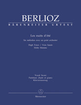 Berlioz Les nuits d'été for Solo Voice and Orchestra op. 7 Hol. 81B -Six Melodies- (Second version)