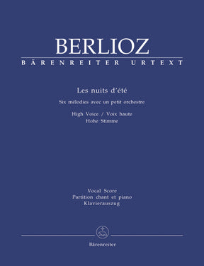 Berlioz Les nuits d'été for Solo Voice and Orchestra op. 7 Hol. 81B -Six Melodies- (Second version)