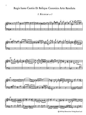 Bach Musical Offering BWV 1079 Study Score