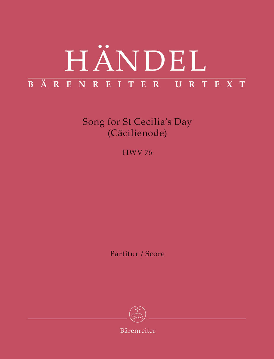 Handel Song for St Cecilia´s Day HWV 76