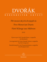 Dvorak Five Moravian Duets B107