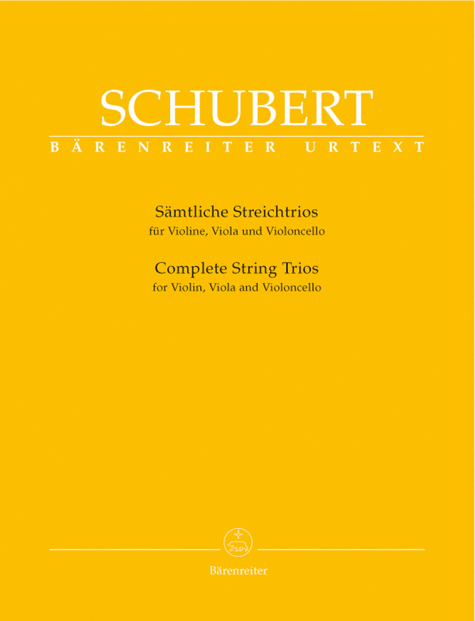 Schubert Complete String Trios for Violin, Viola and Violoncello