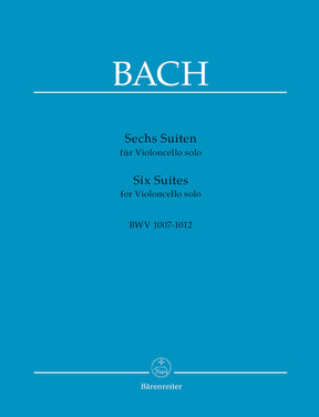 Bach Six Suites for Violoncello solo BWV 1007-1012