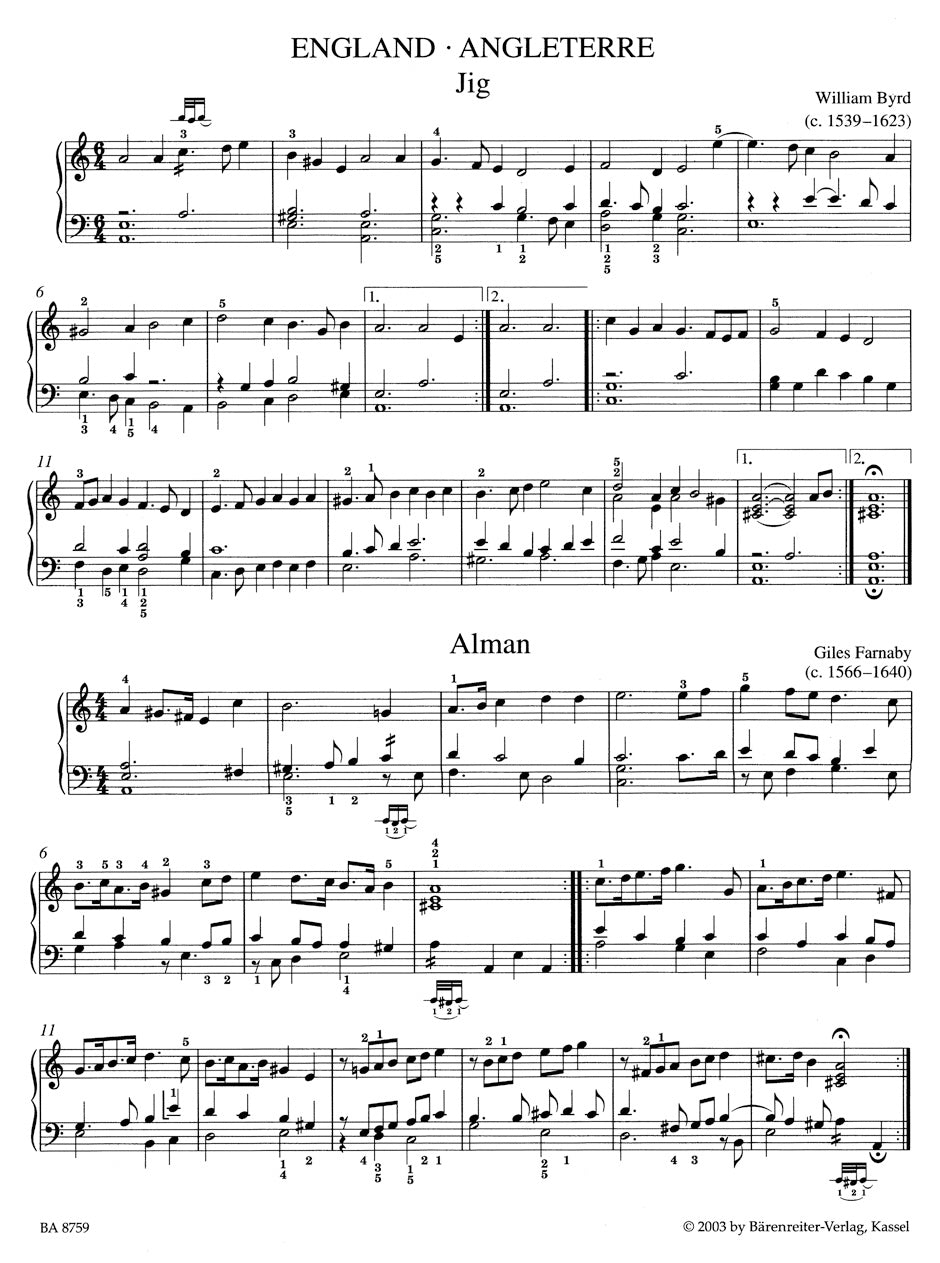 Bärenreiter Piano Album - Baroque
