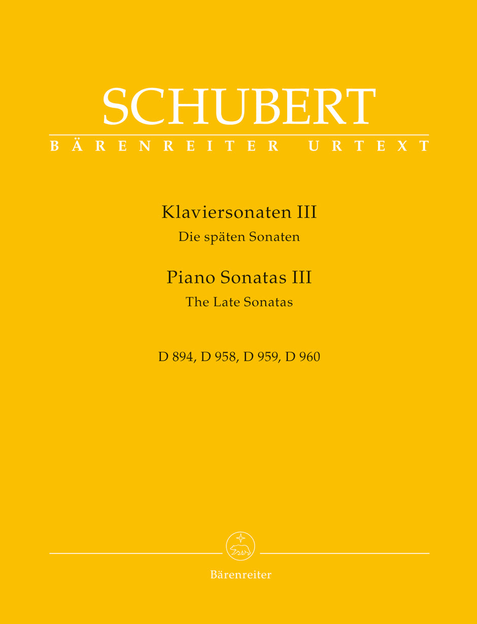 Schubert Piano Sonatas Volume 3