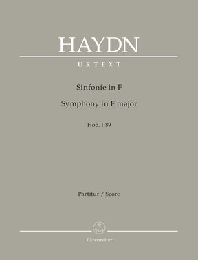 Haydn Symphony F major Hob. I:89