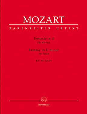 Mozart Fantasy for Piano D minor K. 397 (385g)