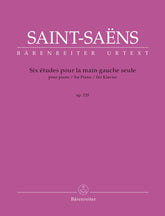 Saint Saens Six Etudes for Left Hand Op. 135