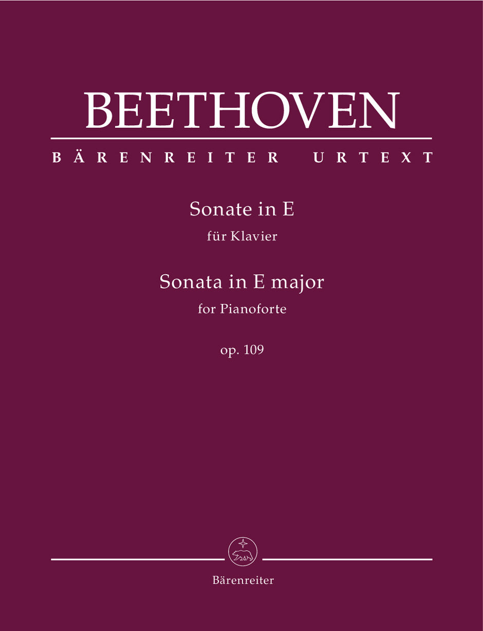 Beethoven Sonata for Pianoforte in E major op. 109