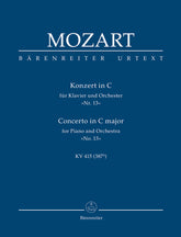 Mozart Concerto for Piano and Orchestra no. 13 in C major K. 415 (378b)