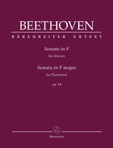 Beethoven Sonate für Klavier F-Dur op. 54