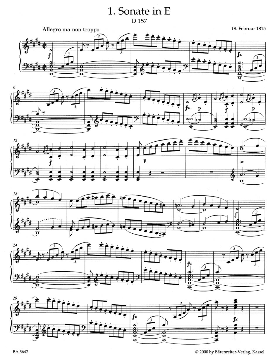 Schubert Piano Sonatas Volume 1