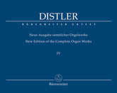 Distler Complete Organ Works Volume 4