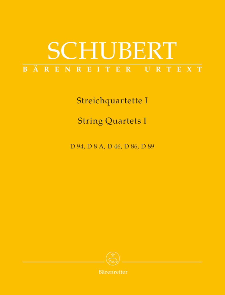 Schubert String Quartets Volume 1