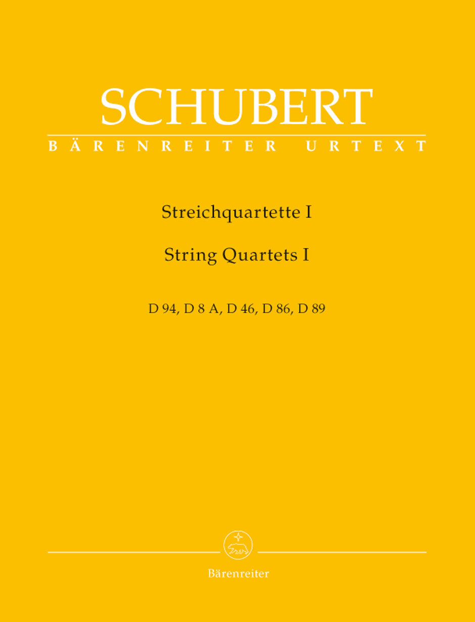 Schubert String Quartets Volume 1