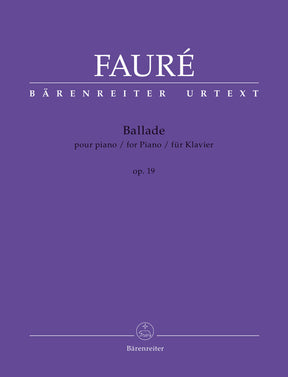 Faure Ballade Op. 19