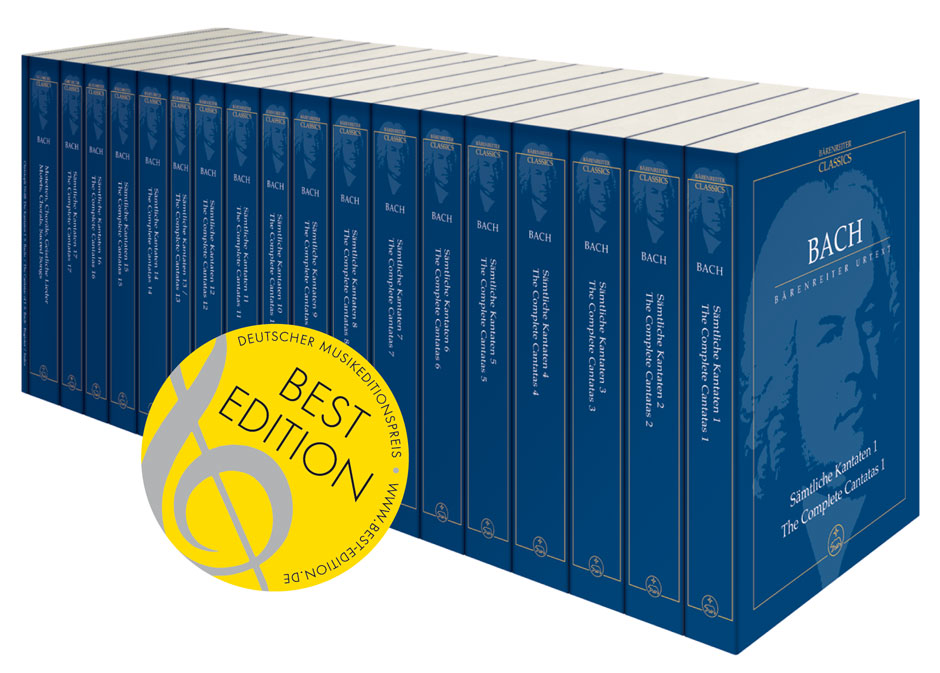 Bach The Complete Cantatas, Chorales and Motets (19 Volumes) Study Scores