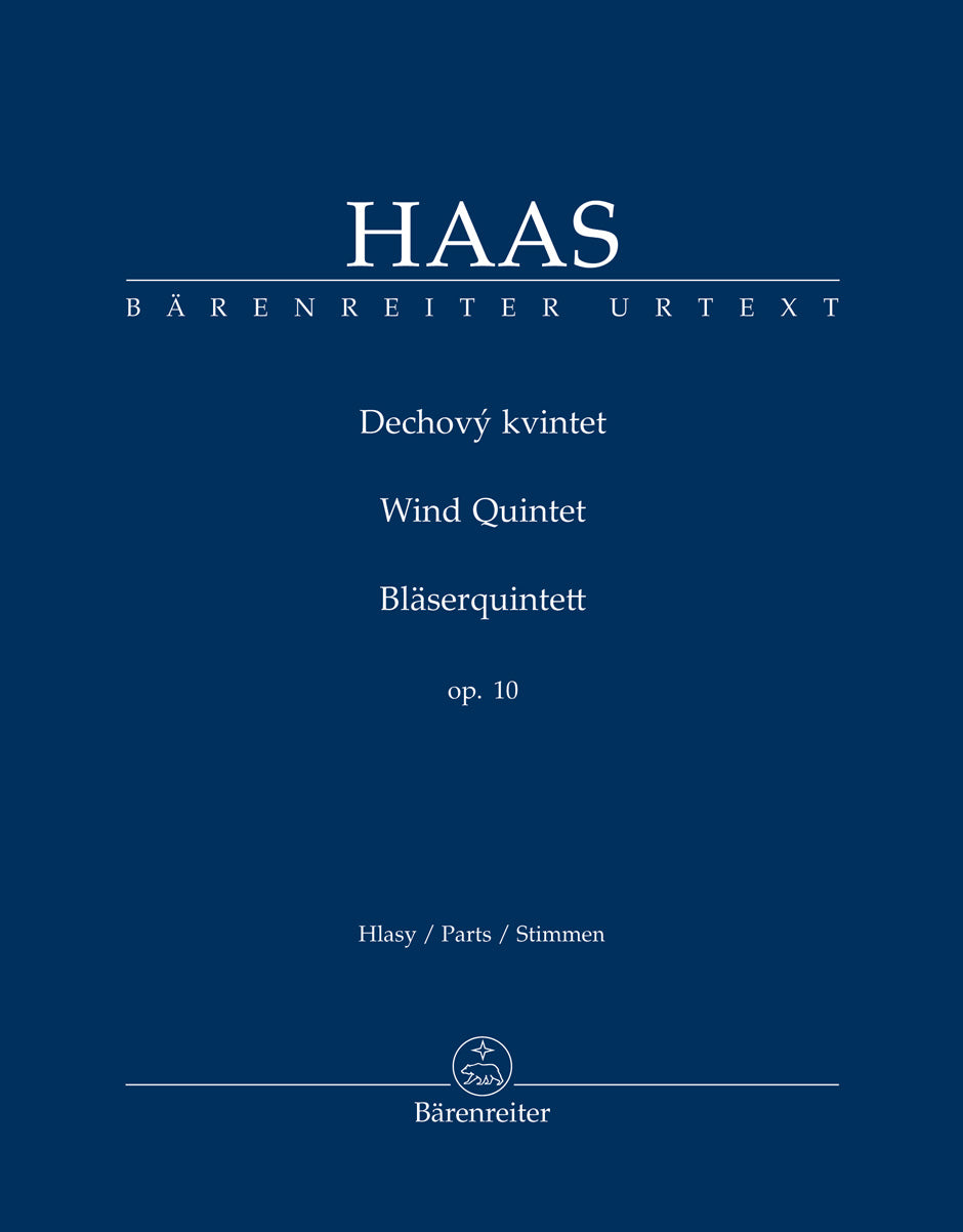 Haas Wind Quintet op. 10 - Set of Parts