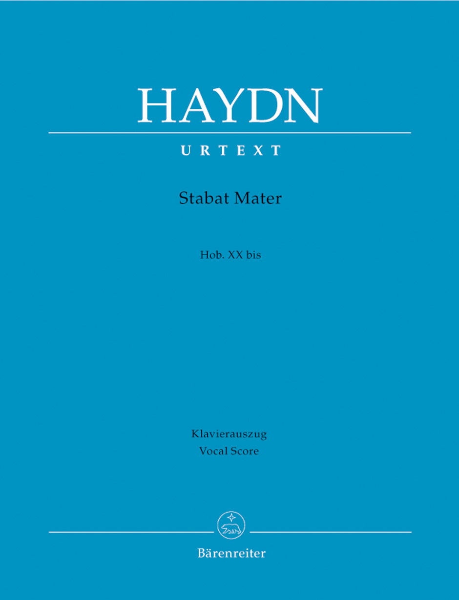 Haydn Stabat Mater Hob. XX to -Oratorio (funeral music), versions from 1767 and 1803-