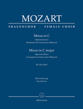 Mozart Missa C major K. 220 (196b) "Sparrow Mass" (Arranged for female choir SMezAA)