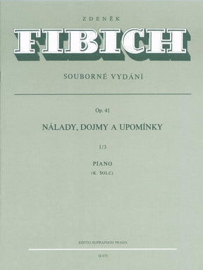 Fibich Stimmungen, Eindrucke und Erinnerungen op. 41 No. 3