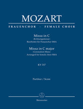 Mozart Missa C major K. 317 "Coronation Mass" (Arranged for female choir (SMA))