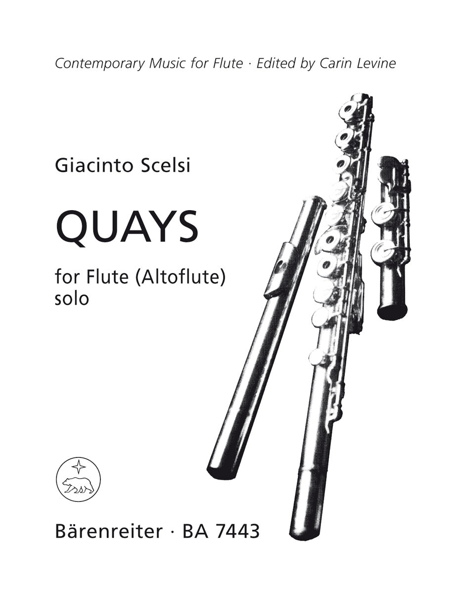 Scelsi Quays for flute (Altföte) solo (1953)