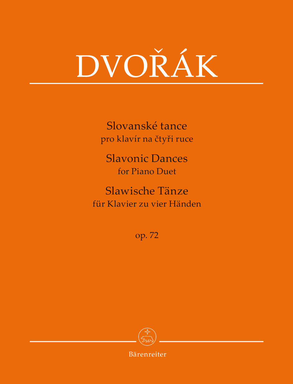 Dvorak Slavonic Dances for Piano Duet op. 72