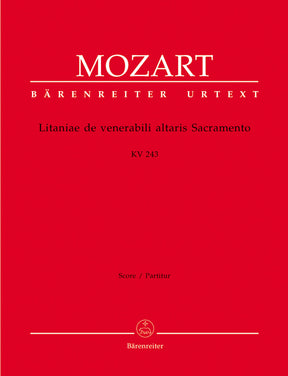 Mozart Litaniae de venerabili altaris Sacramento E-flat major K. 243