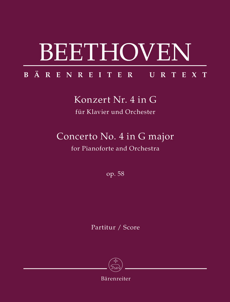 Beethoven Concerto for Pianoforte and Orchestra Nr. 4 G major op. 58 Full Score