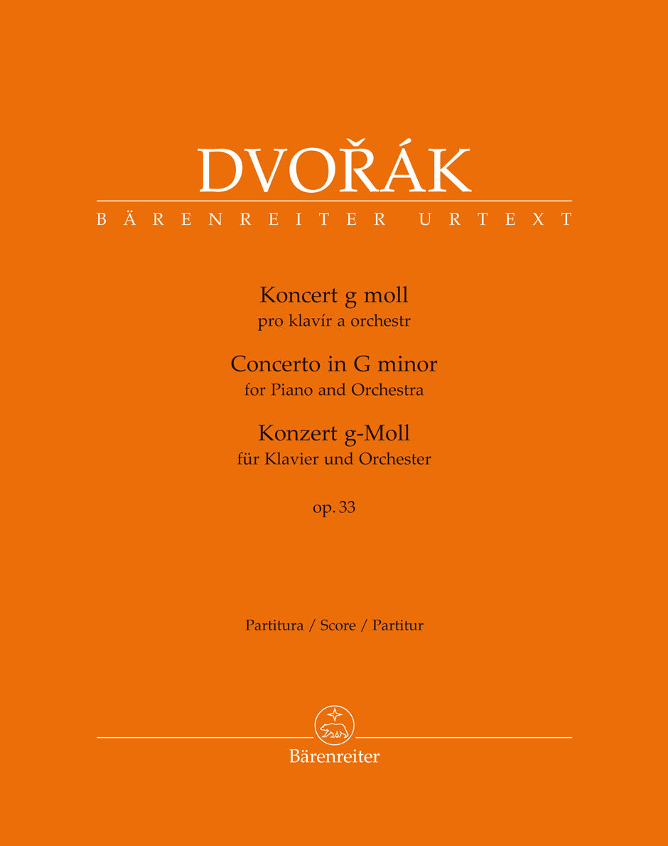 Dvorak Piano Concerto in  g-Moll op. 33 B 63