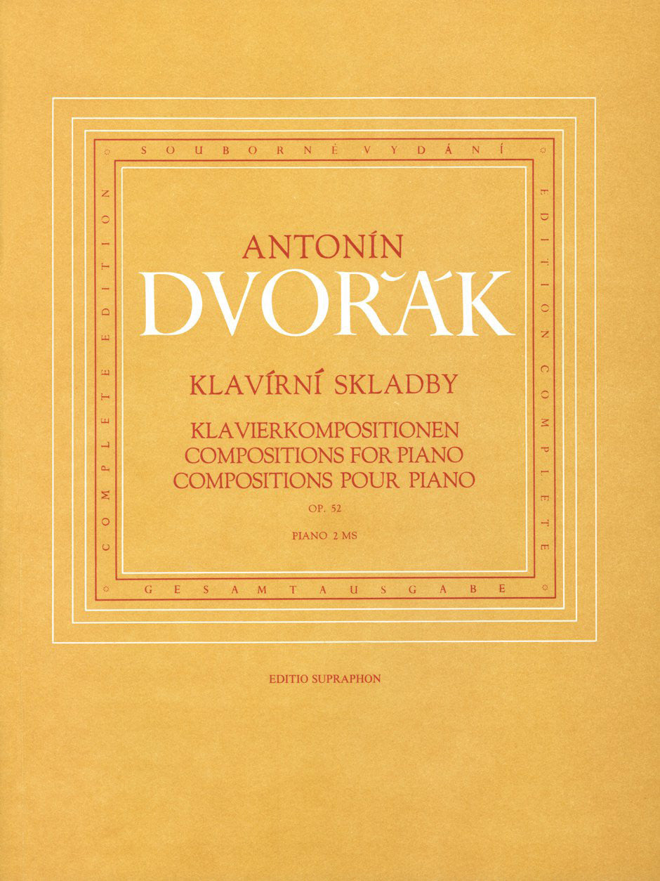 Dvorak Piano Pieces op. 52