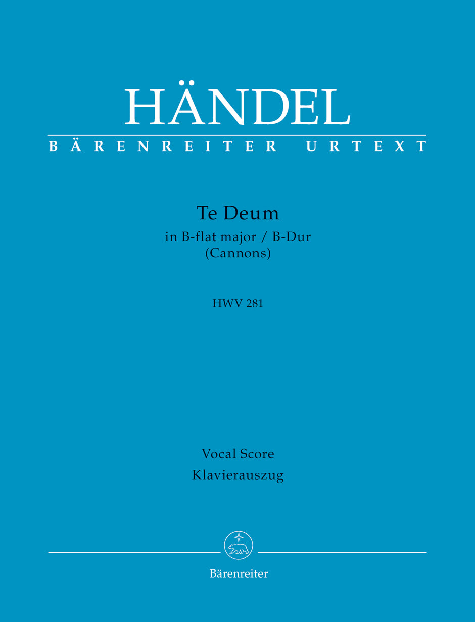 Handel Te Deum B-Dur HWV 281 (Cannons)