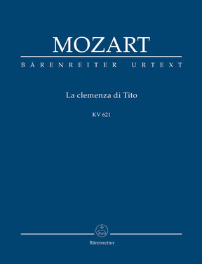 Mozart La clemenza di Tito K. 621 (Study Score)