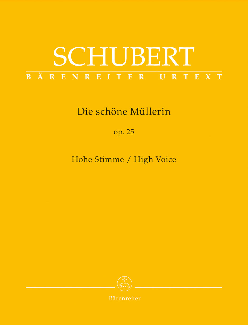 Schubert Die schöne Müllerin op. 25 D 795 (High Voice)