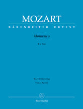 Mozart Idomeneo Hardcover - Vocal Score