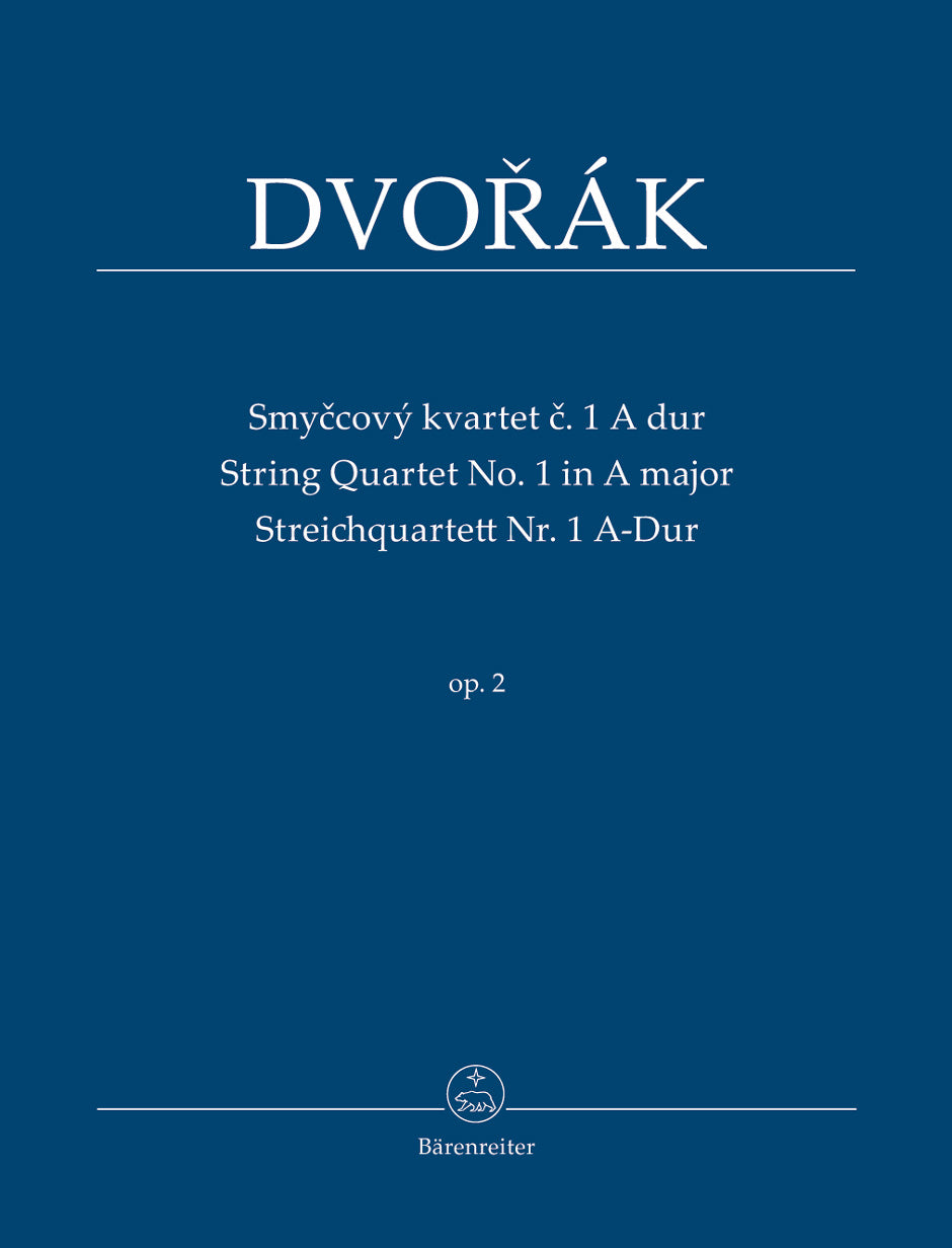 Dvorak String Quartet Nr. 1 A major op. 2