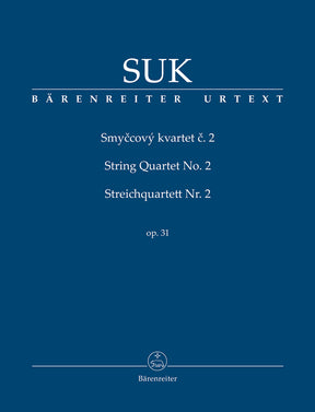 Suk String Quartet Nr. 2 op. 31