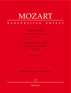 Mozart Concerto for Horn and Orchestra Nr. 1 D major K. 412 + 514 (386b) (Traditional version (Rondo by Franz Xaver Sü?mayr))