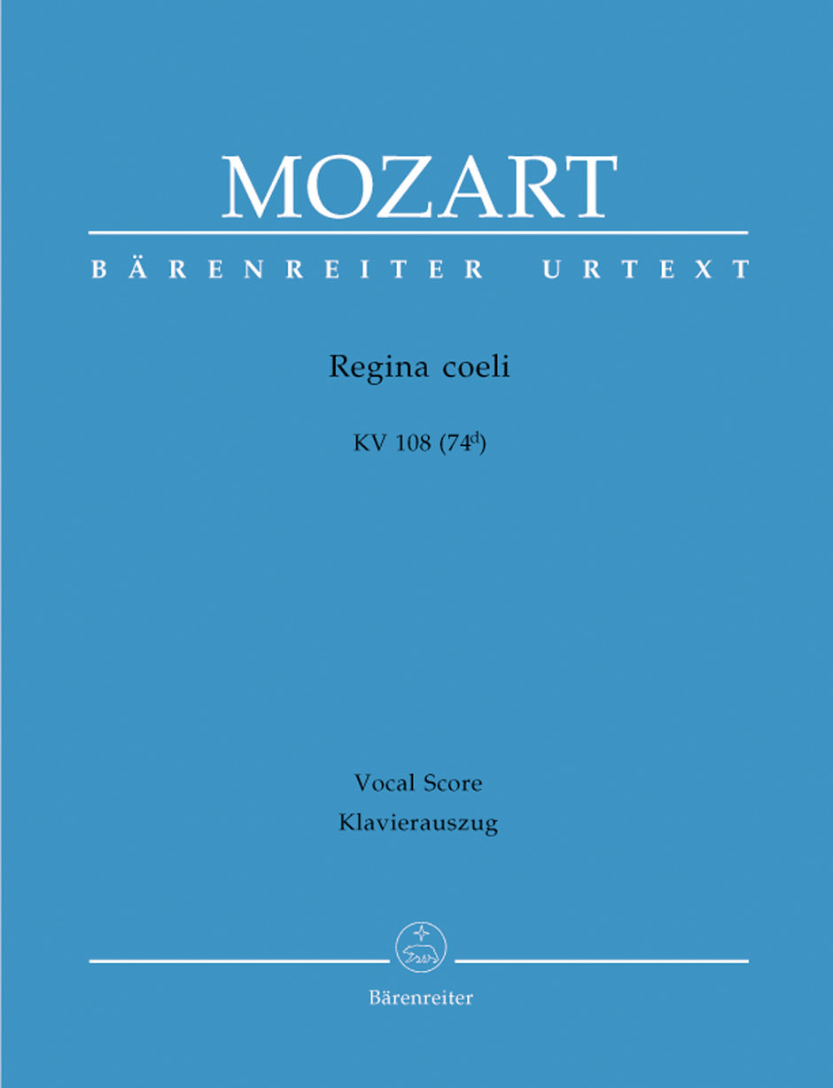 Mozart Regina coeli C major K. 108 (74d)