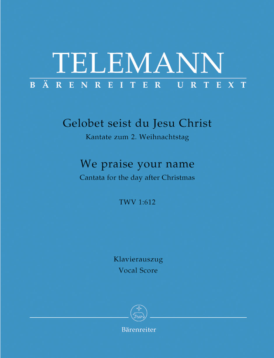 Telemann We praise your name TWV 1:612 -Cantata for the Second Day of Christmas-
