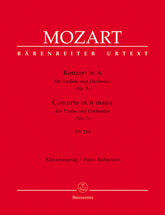 Mozart Concerto for Violin and Orchestra Nr. 5 A major K. 219