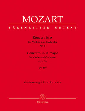 Mozart Concerto for Violin and Orchestra Nr. 5 A major K. 219